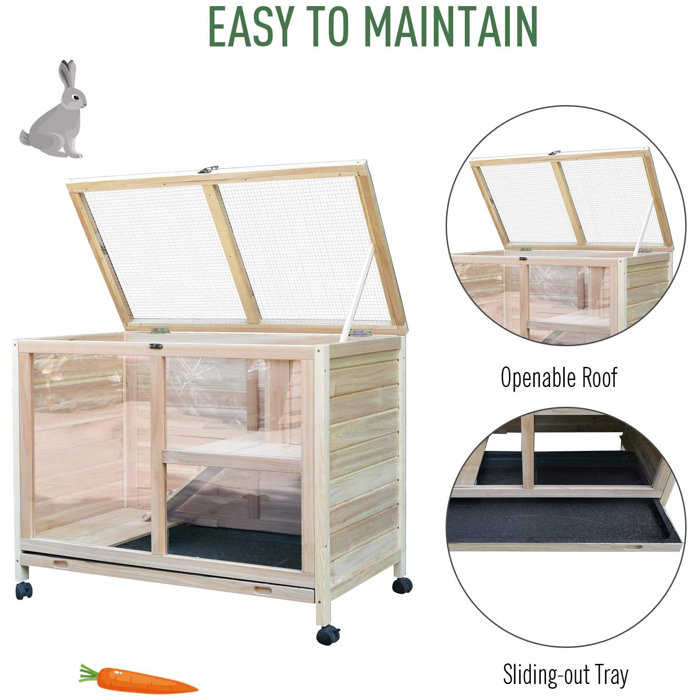 Archie & Oscar Bryson Weather Resistant Rabbit Hutch with Ramp